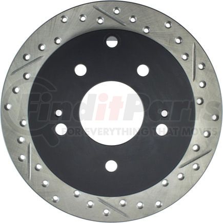 127.46069L by STOPTECH - StopTech Sport Drilled & Slotted Brake Rotor; Rear Left