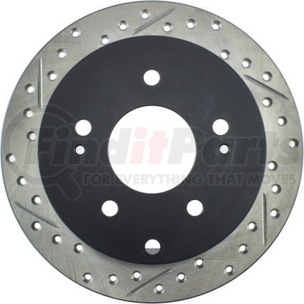 127.46069R by STOPTECH - StopTech Sport Drilled & Slotted Brake Rotor; Rear Right