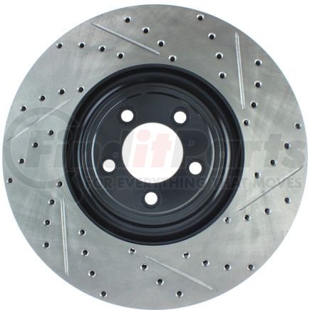 127.20030L by STOPTECH - StopTech Sport Drilled & Slotted Brake Rotor; Front Left