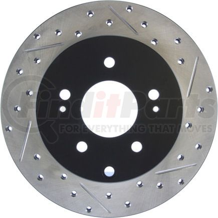 StopTech 127.46072L Disc Brake Rotor StopTech Sport Drilled & Slotted Brake Rotor; Rear Left