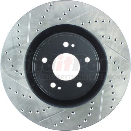 StopTech 127.46076R Disc Brake Rotor StopTech Sport Drilled & Slotted Brake Rotor; Front Right