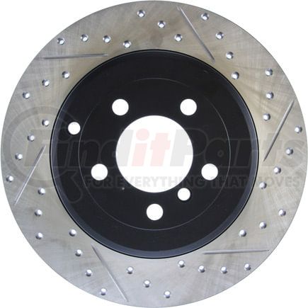 127.22008L by STOPTECH - StopTech Sport Drilled & Slotted Brake Rotor; Rear Left