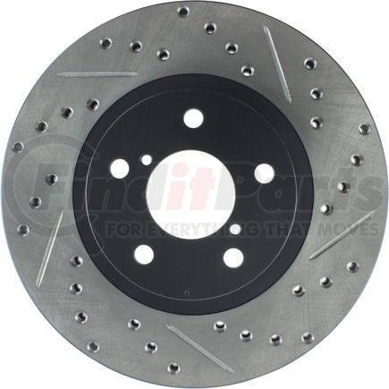 127.47012CL by STOPTECH - StopTech Sport Cryo Drilled & Slotted Brake Rotor; Front Left