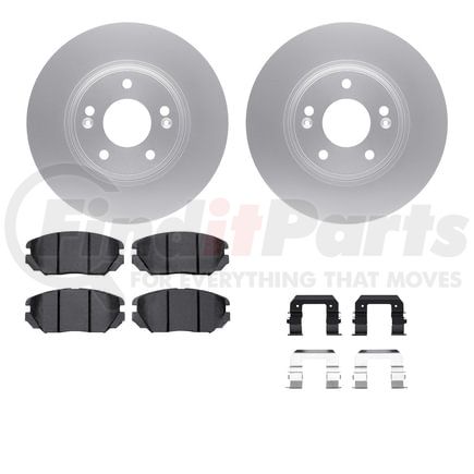 4612-03001 by DYNAMIC FRICTION COMPANY - Geospec Rotors with 5000 Euro Ceramic Brake Pads includes Hardware
