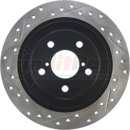 127.47017CR by STOPTECH - StopTech Sport Cryo Drilled & Slotted Brake Rotor; Rear Right