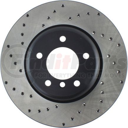 128.34104R by STOPTECH - StopTech Sport Cross Drilled Brake Rotor; Front Right