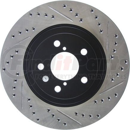 StopTech 127.47021L Disc Brake Rotor StopTech Sport Drilled & Slotted Brake Rotor; Front Left