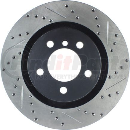 127.22016L by STOPTECH - StopTech Sport Drilled & Slotted Brake Rotor; Front Left