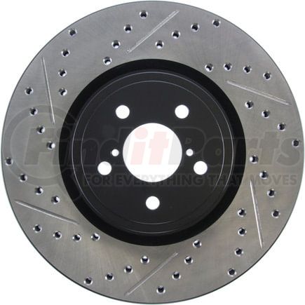 127.47024CR by STOPTECH - StopTech Sport Cryo Drilled & Slotted Brake Rotor; Front Right