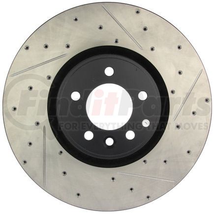 StopTech 127.22022L Disc Brake Rotor StopTech Sport Drilled & Slotted Brake Rotor; Front Left