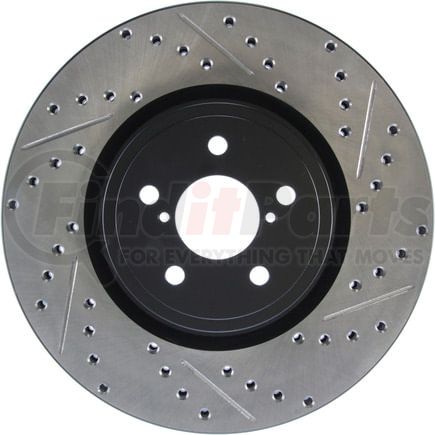 127.47024L by STOPTECH - StopTech Sport Drilled & Slotted Brake Rotor; Front Left