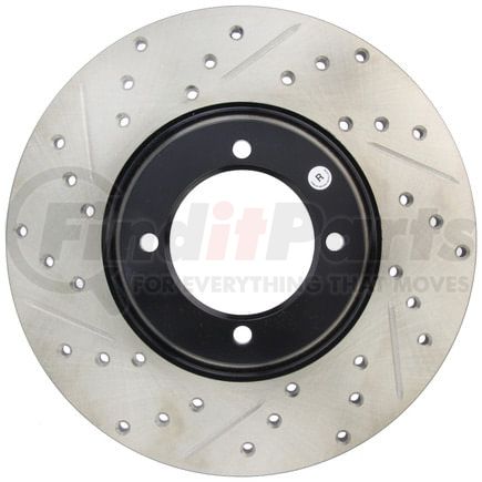127.30002CR by STOPTECH - StopTech Sport Cryo Drilled & Slotted Brake Rotor; Front Right