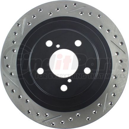 StopTech 127.47025R Disc Brake Rotor StopTech Sport Drilled & Slotted Brake Rotor; Rear Right