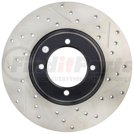 127.30002L by STOPTECH - StopTech Sport Drilled & Slotted Brake Rotor; Front Left