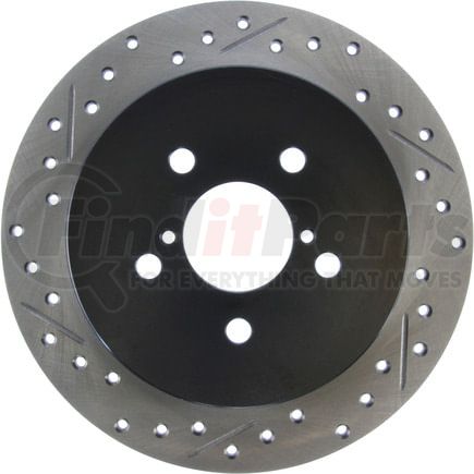 127.47026CR by STOPTECH - StopTech Sport Cryo Drilled & Slotted Brake Rotor; Rear Right