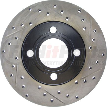 127.33018L by STOPTECH - StopTech Sport Drilled & Slotted Brake Rotor; Front Left