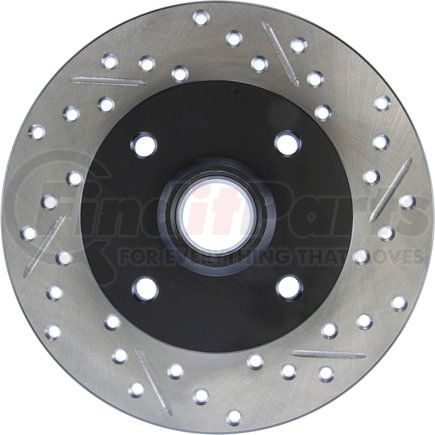127.33022L by STOPTECH - Sport Drilled & Slotted Brake Rotor, Rear Left