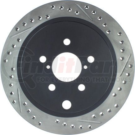 127.47031L by STOPTECH - StopTech Sport Drilled & Slotted Brake Rotor; Rear Left