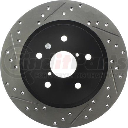 127.47037R by STOPTECH - StopTech Sport Drilled & Slotted Brake Rotor; Rear Right