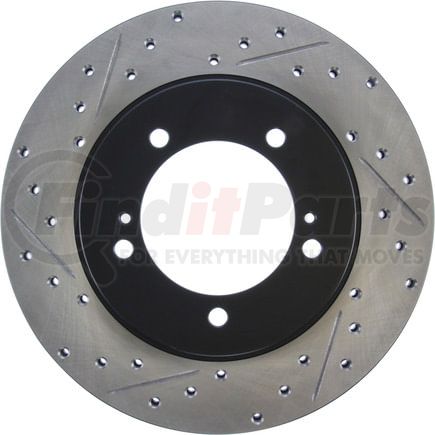 127.48008R by STOPTECH - StopTech Sport Drilled & Slotted Brake Rotor; Front Right