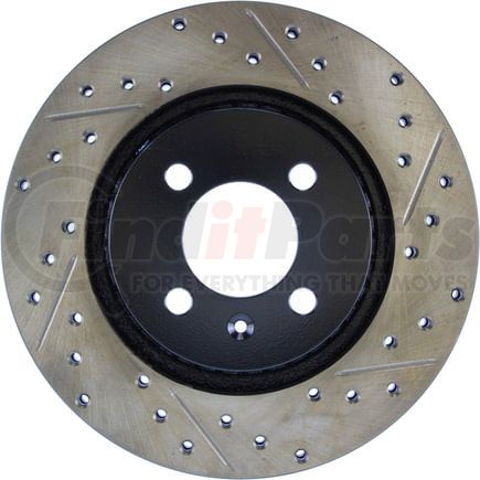 127.33028L by STOPTECH - StopTech Sport Drilled & Slotted Brake Rotor; Front Left