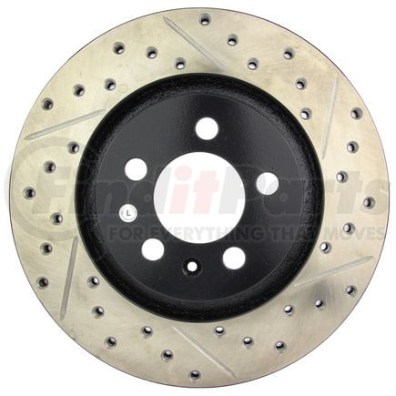 127.33034L by STOPTECH - StopTech Sport Drilled & Slotted Brake Rotor; Front Left