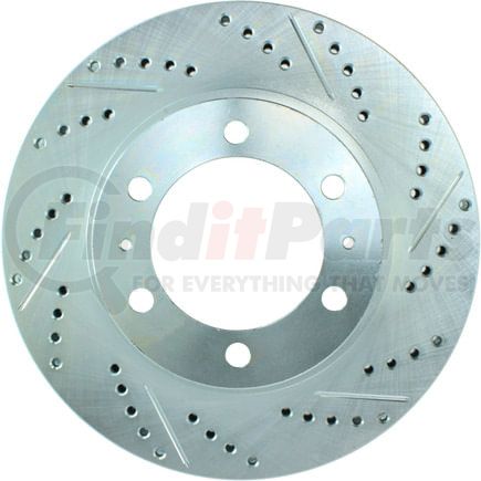 227.44129L by STOPTECH - StopTech Select Sport Drilled and Slotted Brake Rotor; Front Left