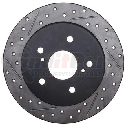 127.48015R by STOPTECH - StopTech Sport Drilled & Slotted Brake Rotor; Rear Right