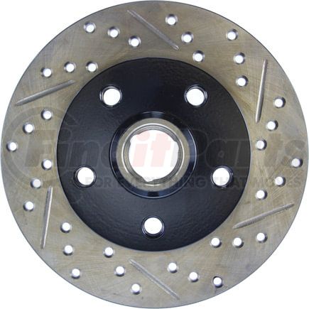 127.33035CL by STOPTECH - Sport Cryo Drilled & Slotted Brake Rotor, Rear Left
