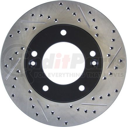 127.50008L by STOPTECH - StopTech Sport Drilled & Slotted Brake Rotor; Front Left
