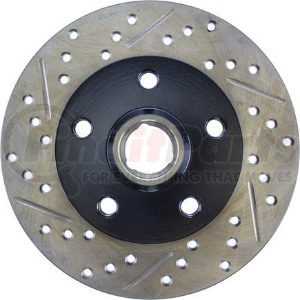 127.33035CR by STOPTECH - Sport Cryo Drilled & Slotted Brake Rotor, Rear Right