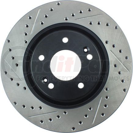 127.50028R by STOPTECH - StopTech Sport Drilled & Slotted Brake Rotor; Front Right
