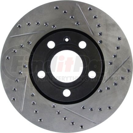 127.33039L by STOPTECH - StopTech Sport Drilled & Slotted Brake Rotor; Front Left