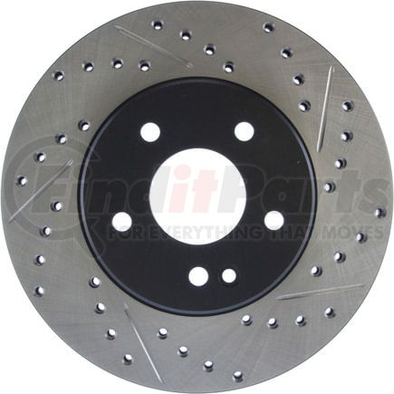 127.33043L by STOPTECH - Sport Drilled & Slotted Brake Rotor, Front Left