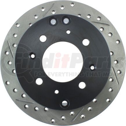 127.51007R by STOPTECH - StopTech Sport Drilled & Slotted Brake Rotor; Rear Right
