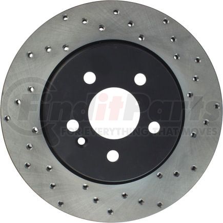128.35036L by STOPTECH - StopTech Sport Cross Drilled Brake Rotor; Front Left