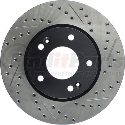 127.51015L by STOPTECH - StopTech Sport Drilled & Slotted Brake Rotor; Front Left