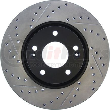 127.51020R by STOPTECH - StopTech Sport Drilled & Slotted Brake Rotor; Front Right