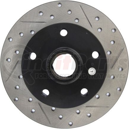 127.33048L by STOPTECH - Sport Drilled & Slotted Brake Rotor, Rear Left
