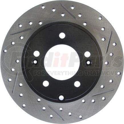 StopTech 127.51021L Disc Brake Rotor StopTech Sport Drilled & Slotted Brake Rotor; Rear Left