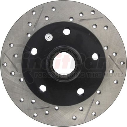 127.33048R by STOPTECH - Sport Drilled & Slotted Brake Rotor, Rear Right