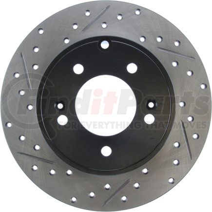 127.51021R by STOPTECH - StopTech Sport Drilled & Slotted Brake Rotor; Rear Right