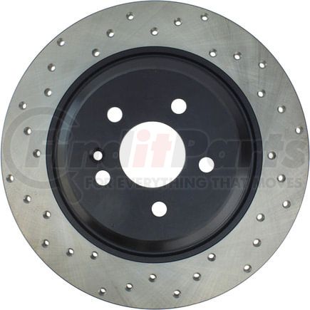 128.35043R by STOPTECH - StopTech Sport Cross Drilled Brake Rotor; Rear Right