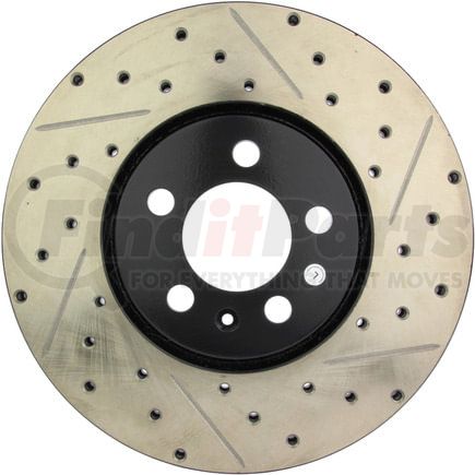 127.33049L by STOPTECH - StopTech Sport Drilled & Slotted Brake Rotor; Front Left