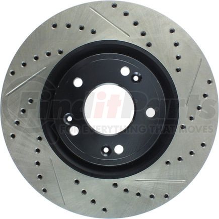 127.51032L by STOPTECH - StopTech Sport Drilled & Slotted Brake Rotor; Front Left