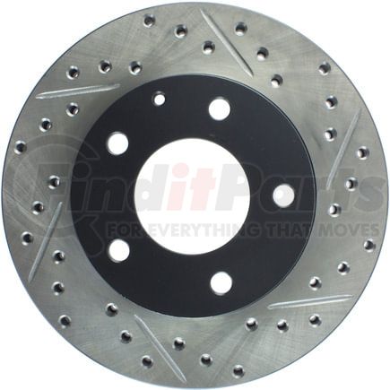 127.45048L by STOPTECH - StopTech Sport Drilled & Slotted Brake Rotor; Front Left