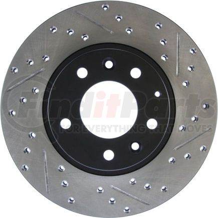 127.45051L by STOPTECH - StopTech Sport Drilled & Slotted Brake Rotor; Front Left