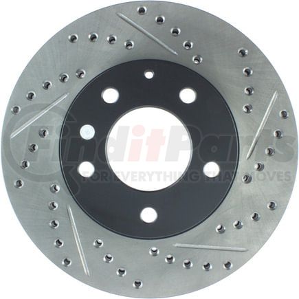 127.45053L by STOPTECH - StopTech Sport Drilled & Slotted Brake Rotor; Front Left