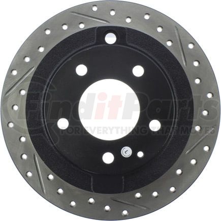 127.45054L by STOPTECH - StopTech Sport Drilled & Slotted Brake Rotor; Rear Left