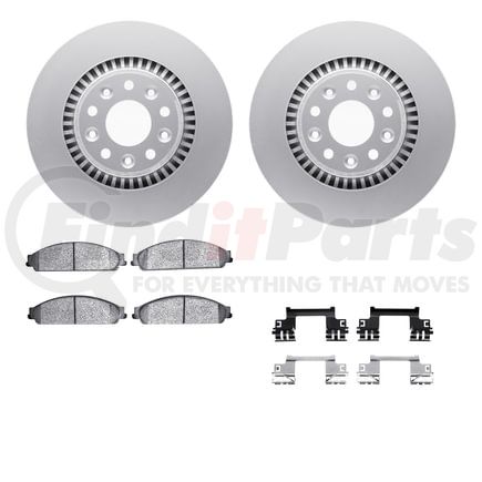 4512-99031 by DYNAMIC FRICTION COMPANY - GEOSPEC Coated Rotors with 5000 Brake Pads - Ceramic and Hardware